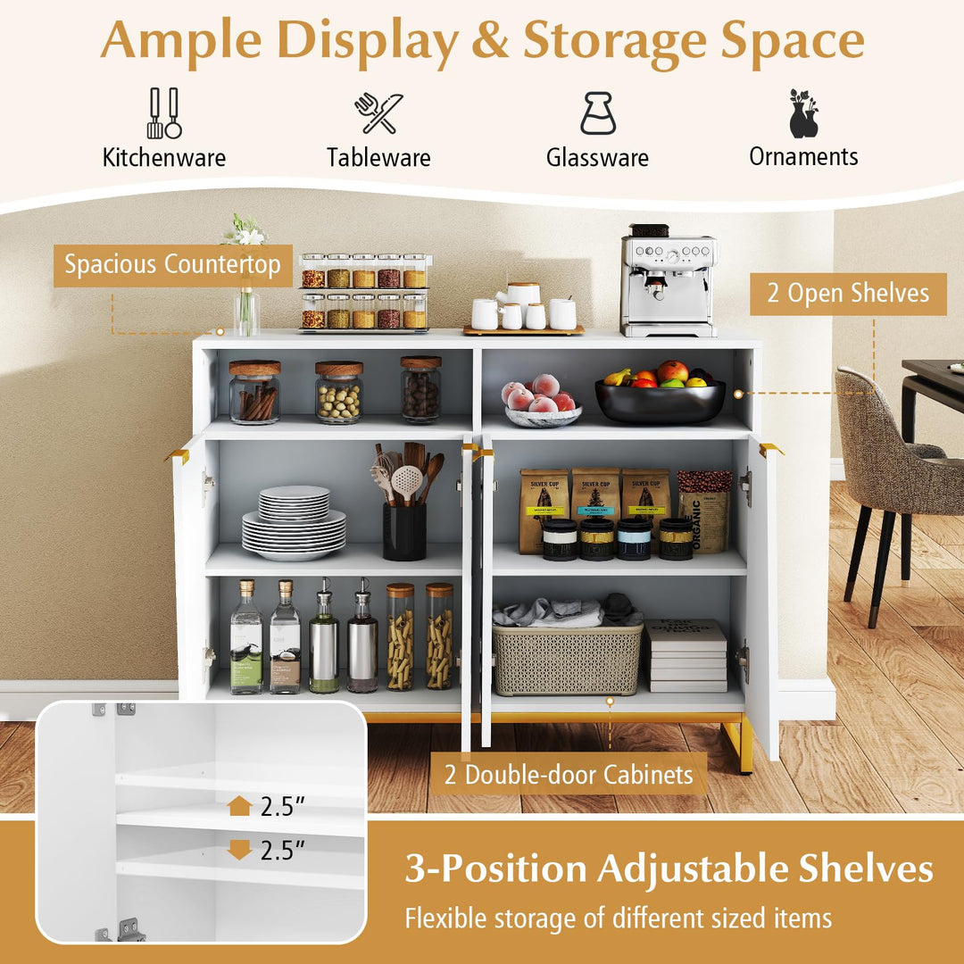 Giantex Buffet Cabinet with Storage 40" Large Kitchen Sideboard