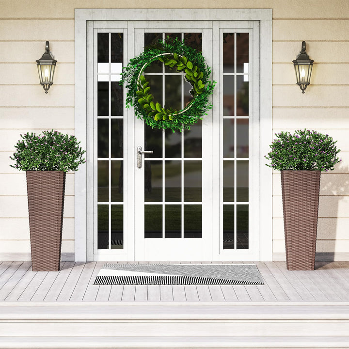 Giantex Set of 2 Planters for Outdoor Plants