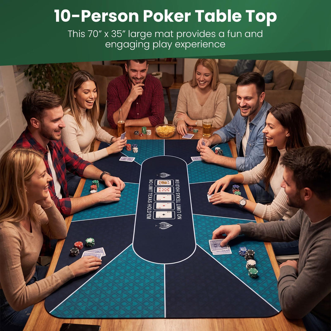 Giantex 70" x 35" Poker Table Top for Casino Board Game