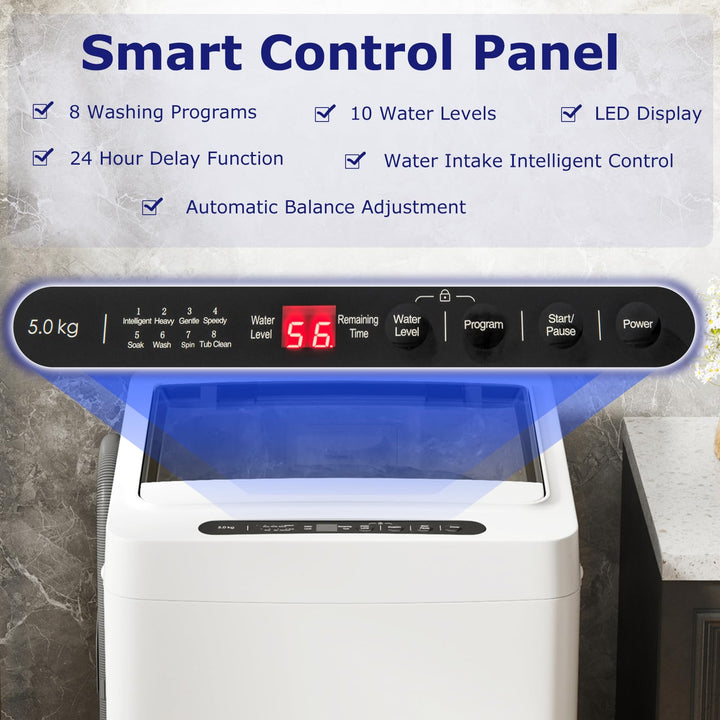 Full-Automatic Washing Machine Washer and Spin Combo