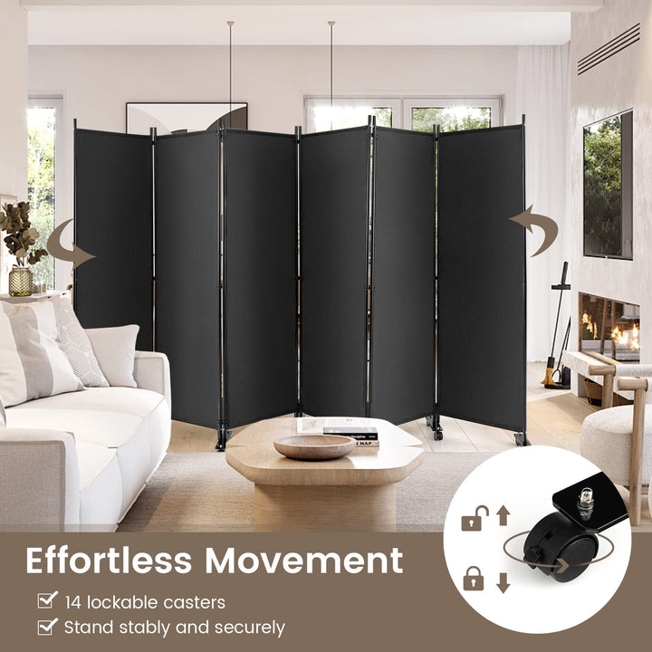 Giantex 6 Panel Room Divider, 132&
