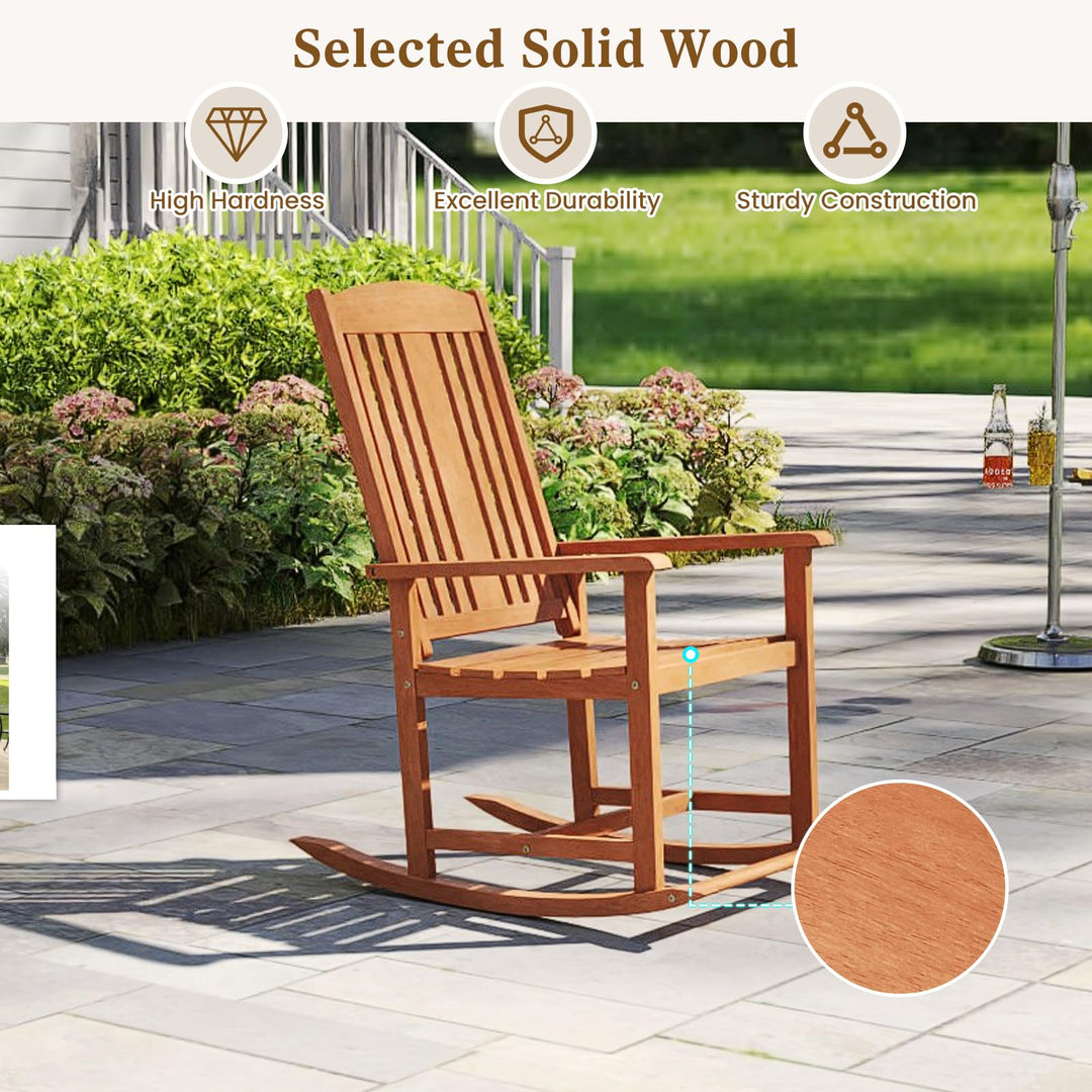 Giantex Outdoor Rocking Chair（23.5"x35.5"x42"）