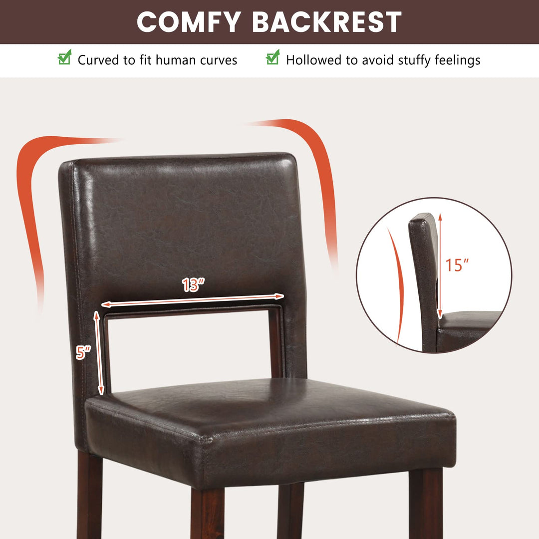 4-Piece Bar Chair Set - Giantex
