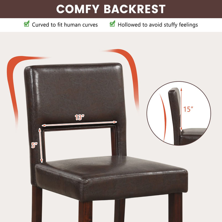 4-Piece Bar Chair Set - Giantex
