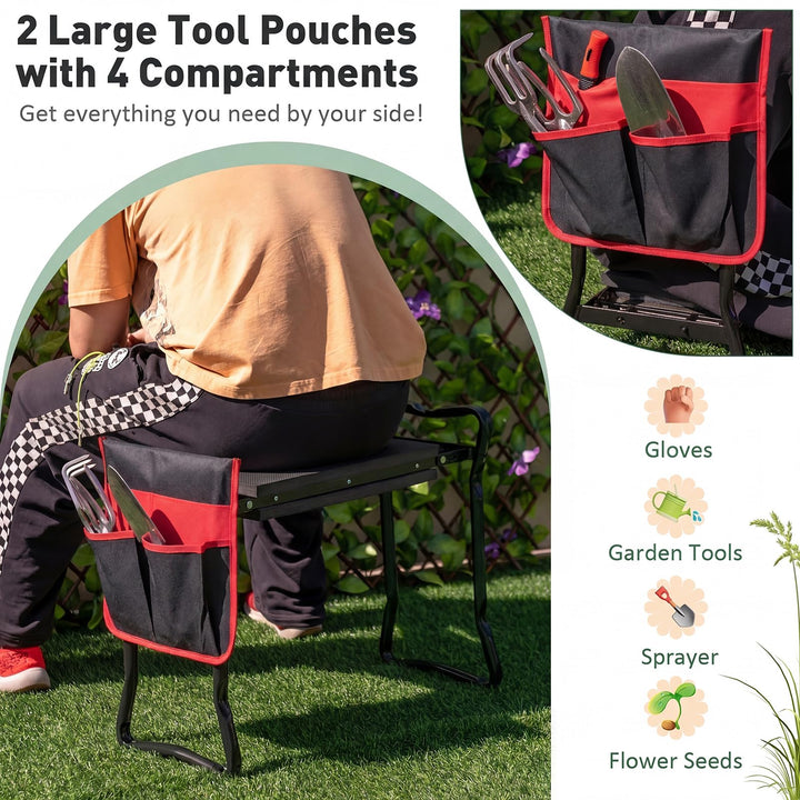 Giantex Garden Kneeler &amp; Seat Folding Gardening Stool