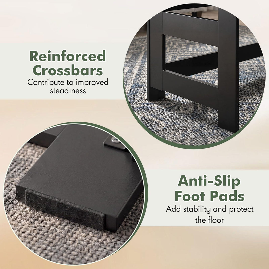 Giantex 31.5" Small Folding Coffee Table with Foldable Legs