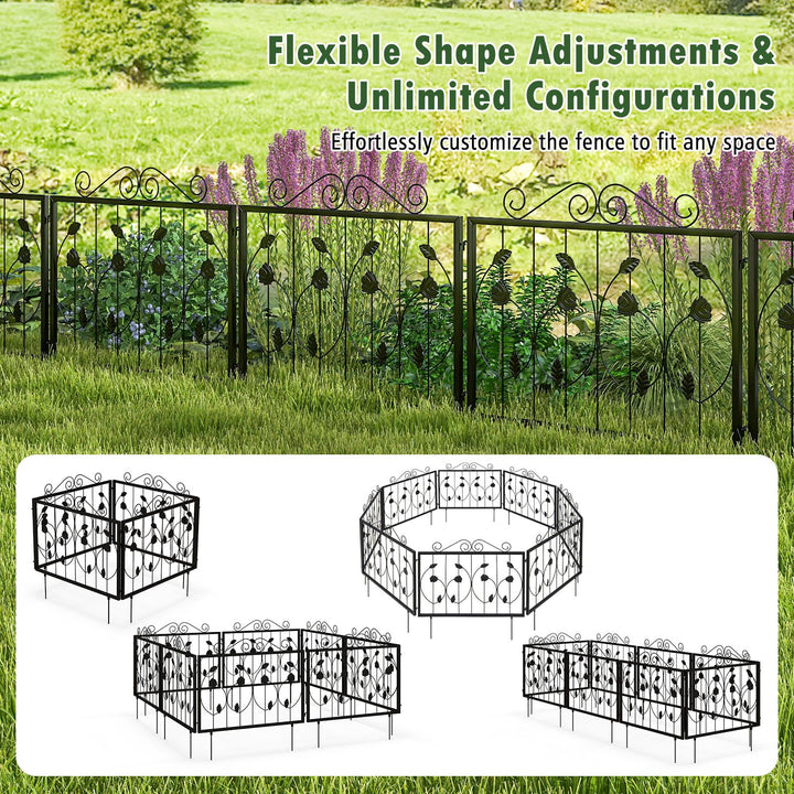 Giantex Decorative Garden Fence 8 Pack