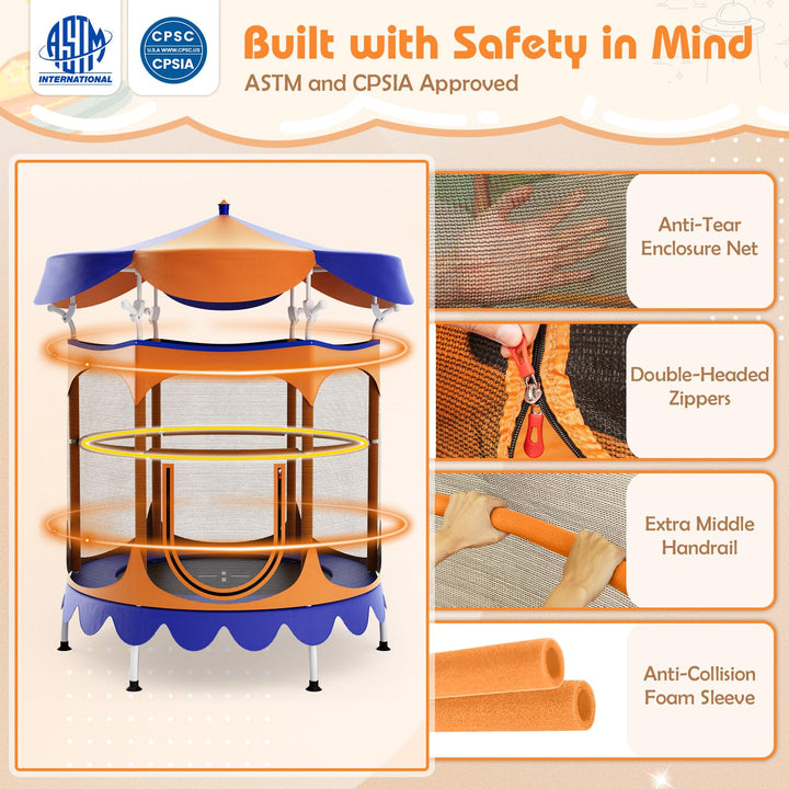 Giantex 5Ft Trampoline for Kids