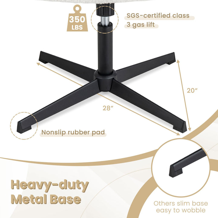Cross Legged Office Chair - Giantex