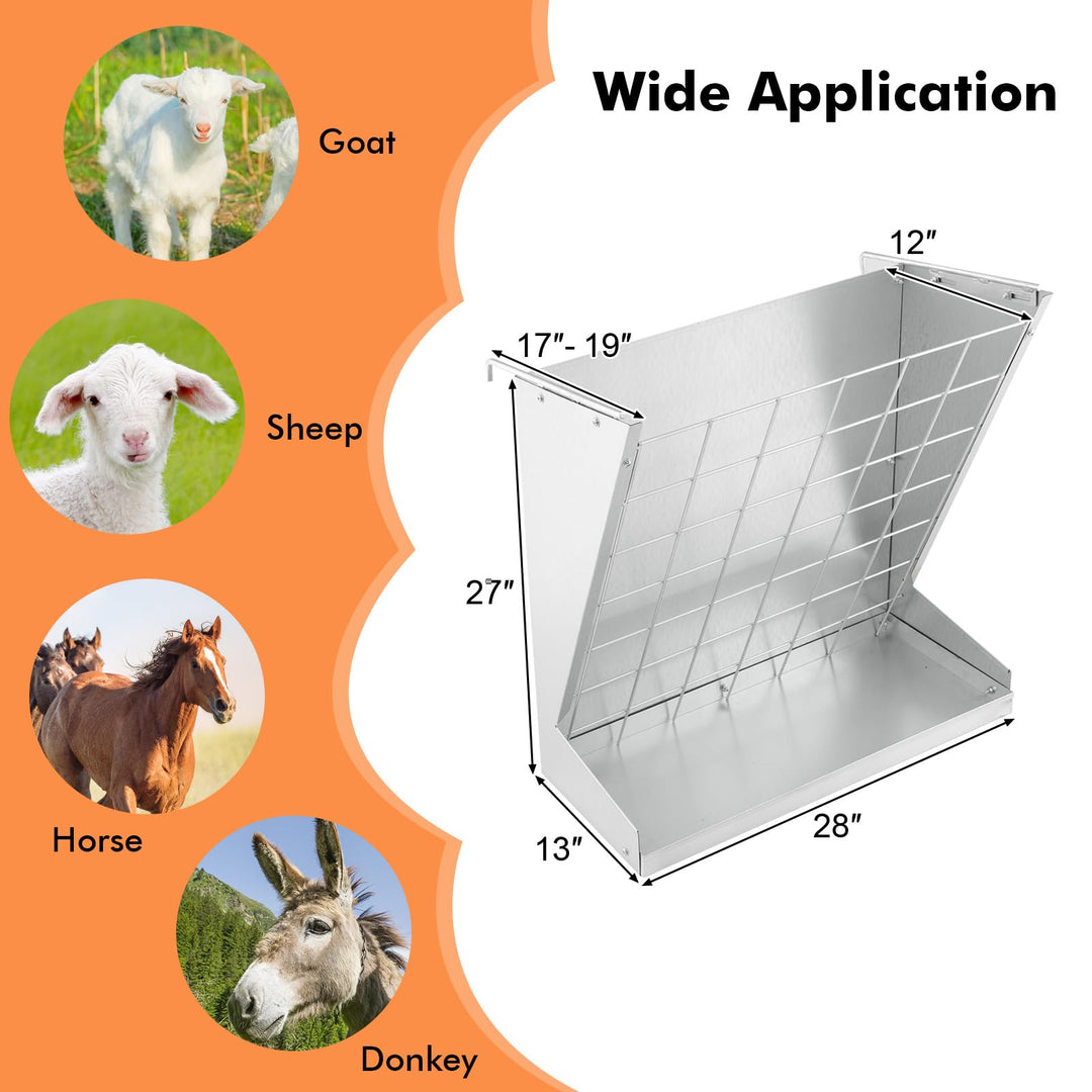 Giantex Hay Feeder for Goats - 28&