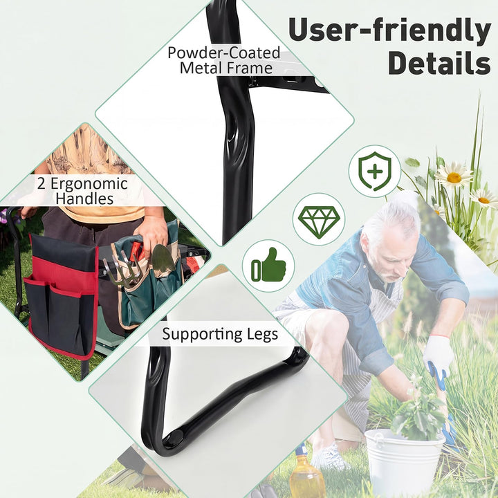 Giantex Garden Kneeler &amp; Seat Folding Gardening Stool