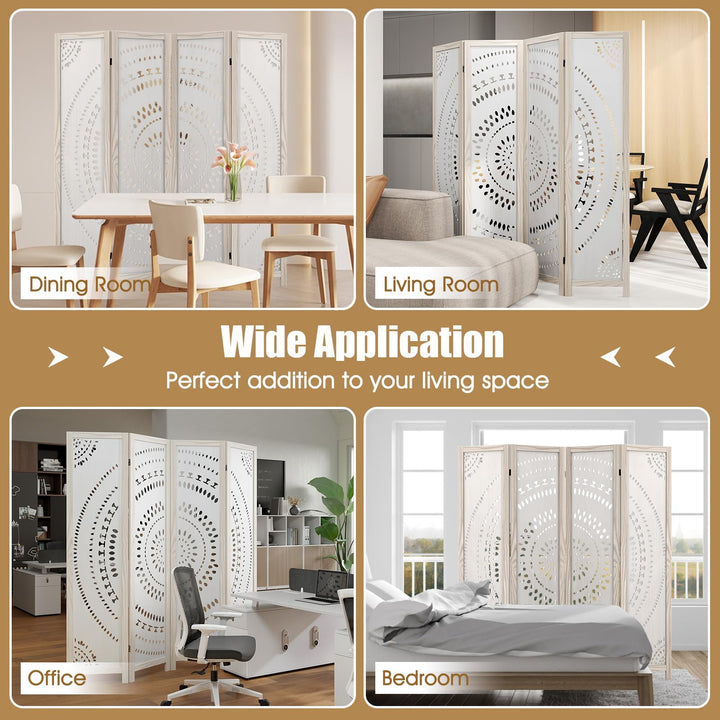 Giantex Room Divider 4 Panels - 66&
