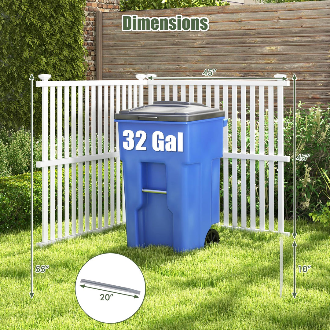 Giantex Air Conditioner Fence 2/4 Panels - 45&