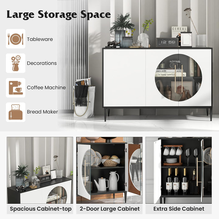 Giantex Large Buffet Cabinet with Storage