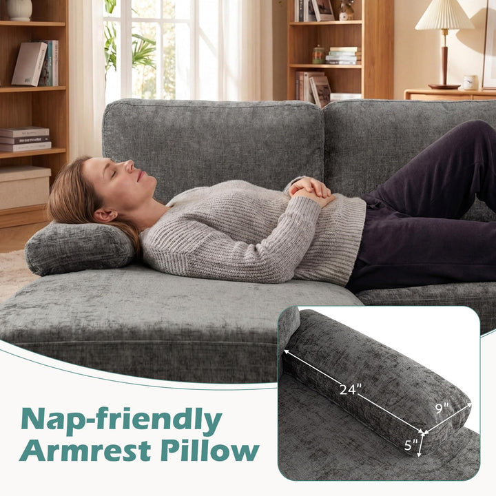 Giantex Sectional Couch for Living Room U-Shaped Sofa
