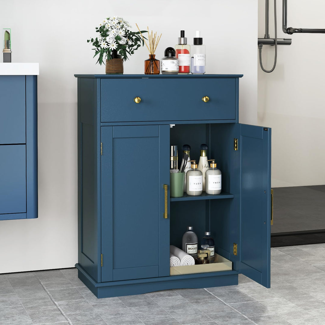 Giantex Modern Buffet Sideboard with Drawers &amp; Doors Adjustable Shelf