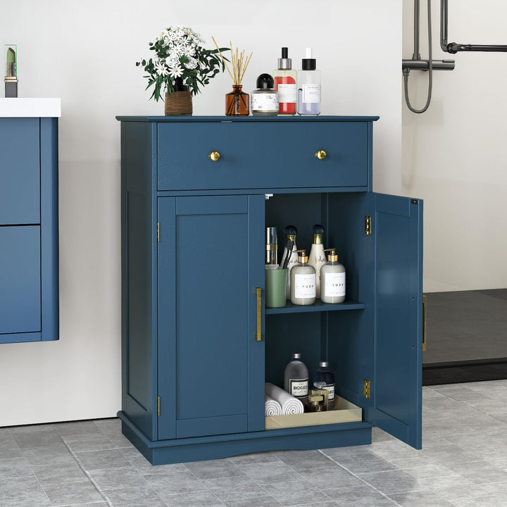 Giantex Modern Buffet Sideboard with Drawers &amp; Doors Adjustable Shelf