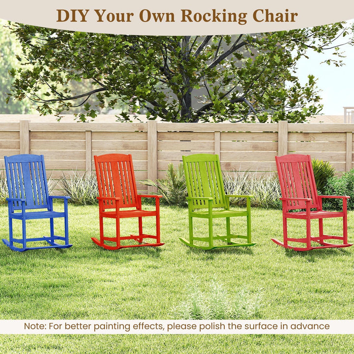Giantex Outdoor Rocking Chair（23.5"x35.5"x42"）