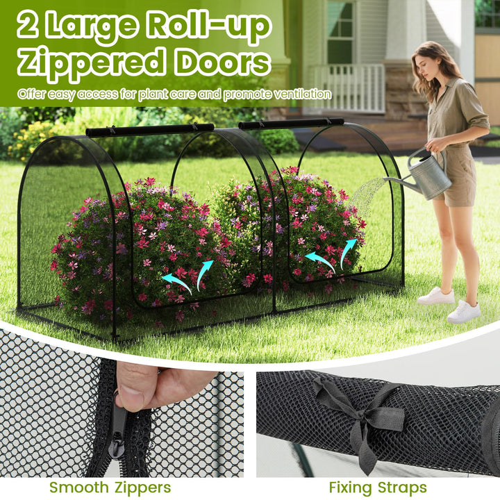 Giantex 98” x 48” x 48” Tunnel Crop Cage