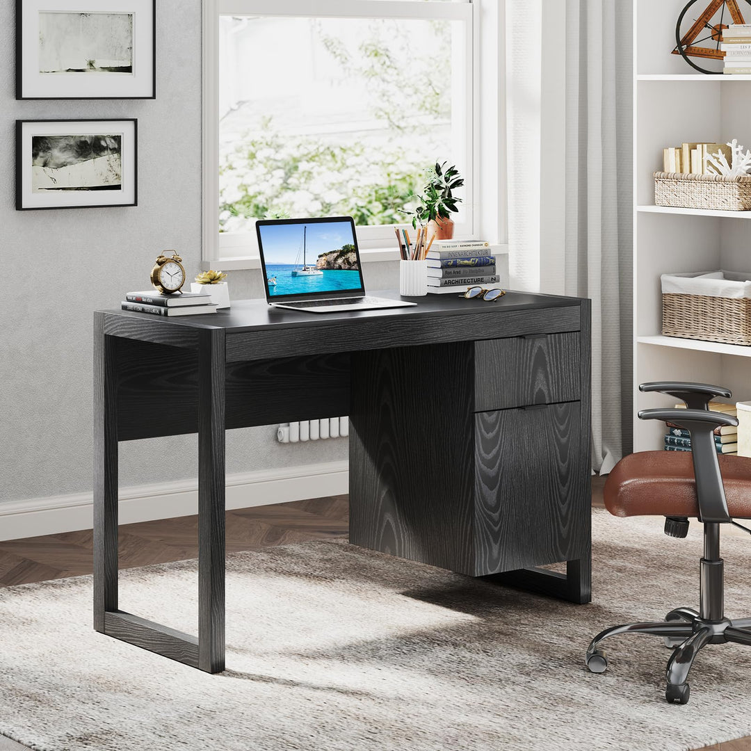 Giantex Computer Desk with Drawer &amp; Storage Cabinet