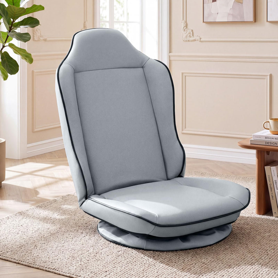 Giantex 360° Gaming Chair Foldable Reclining Lounge Chair with Padded Seat Cushion