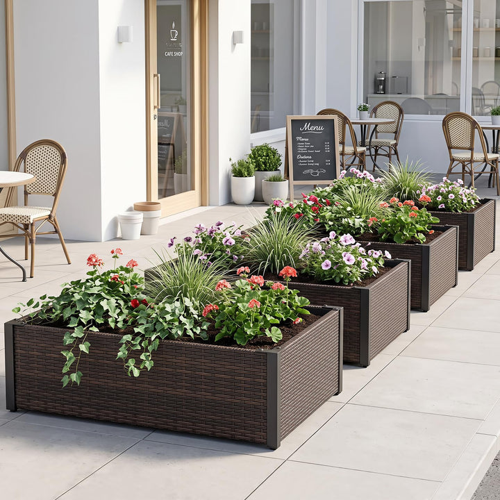 Giantex Raised Garden Bed for Vegetables Flowers Herbs