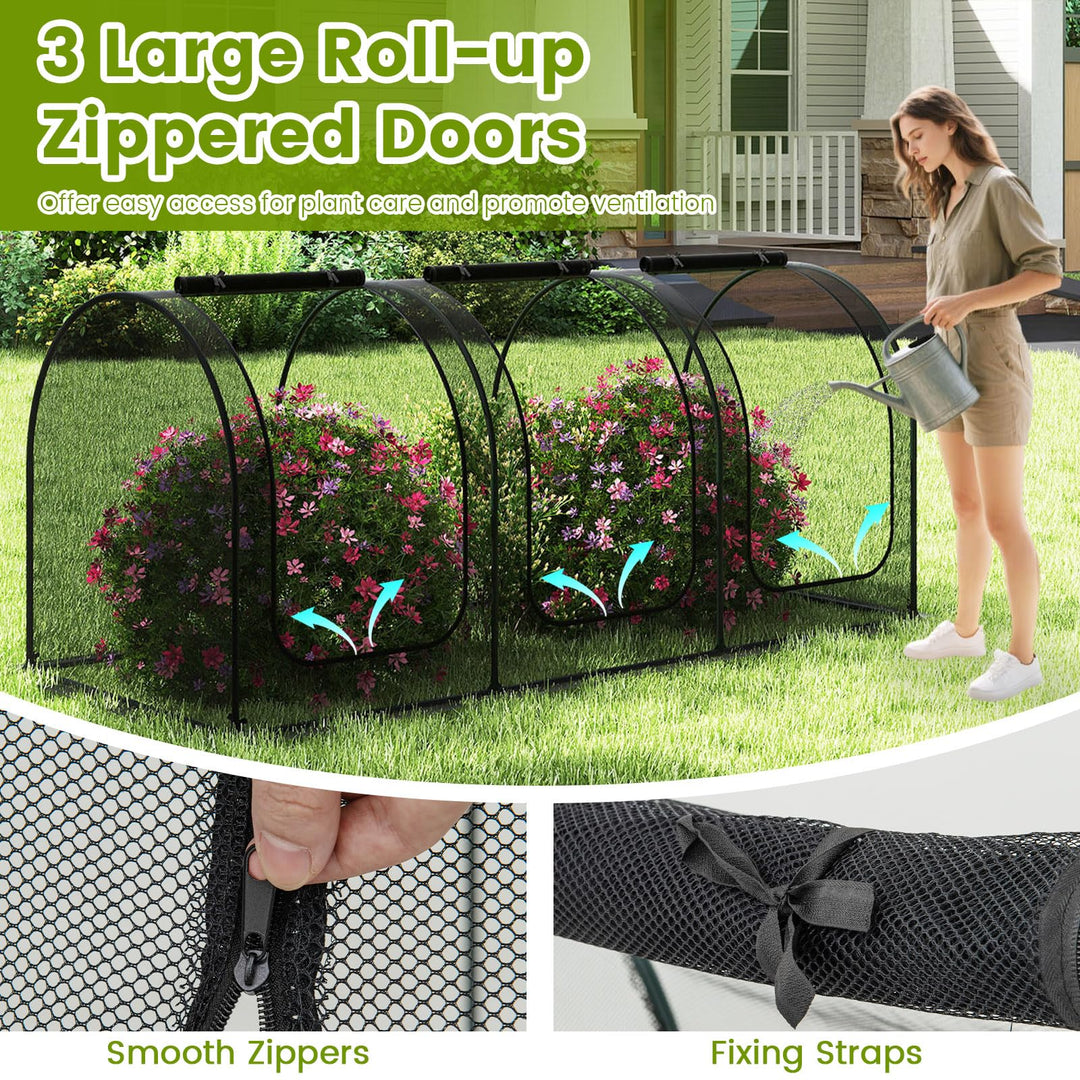 Giantex 108” x 48” x 47” Tunnel Crop Cage