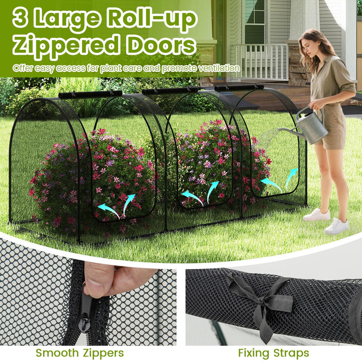 Giantex 108” x 48” x 47” Tunnel Crop Cage