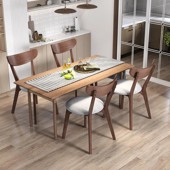 Giantex Upholstered Dining Chairs Set of 2/4 for Living Room Restaurant