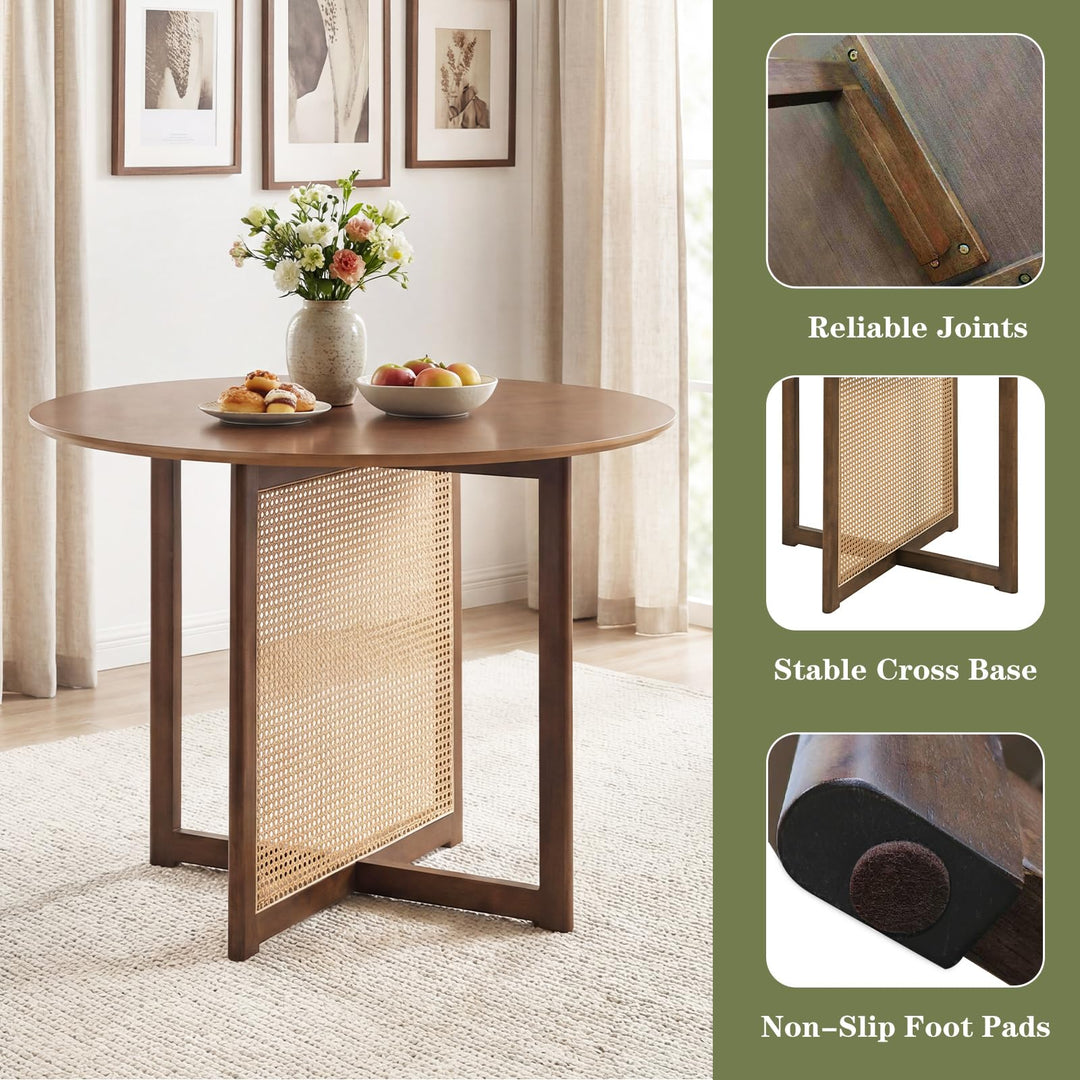 Giantex 37.5" Round Dining Table for Dinette Living Room