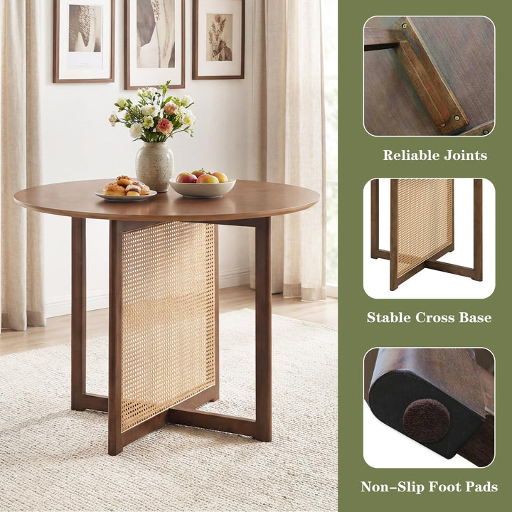 Giantex 37.5" Round Dining Table for Dinette Living Room