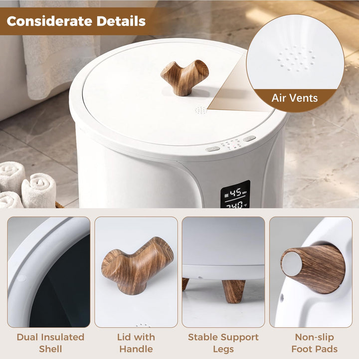 Giantex Large Towel Heater Bucket w/Adjustable Timer