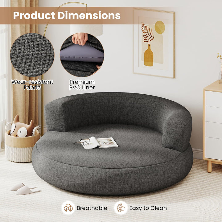 Giantex Inflatable Round Sofa