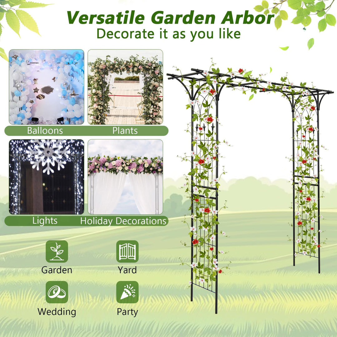Giantex Garden Arch Trellis - 81&