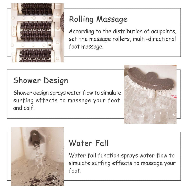 Giantex All in One Foot Spa Bath Massager w/Heating &amp; Surfing