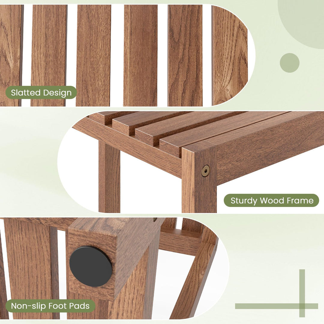 Giantex 2 Tier Wooden End Table for Living Room Bedroom