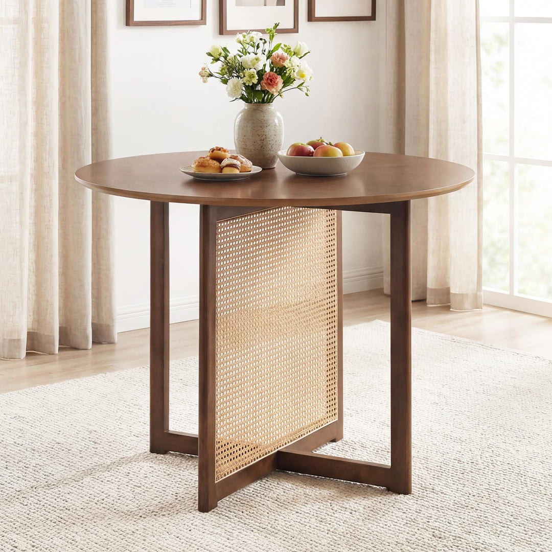 Giantex 37.5" Round Dining Table for Dinette Living Room