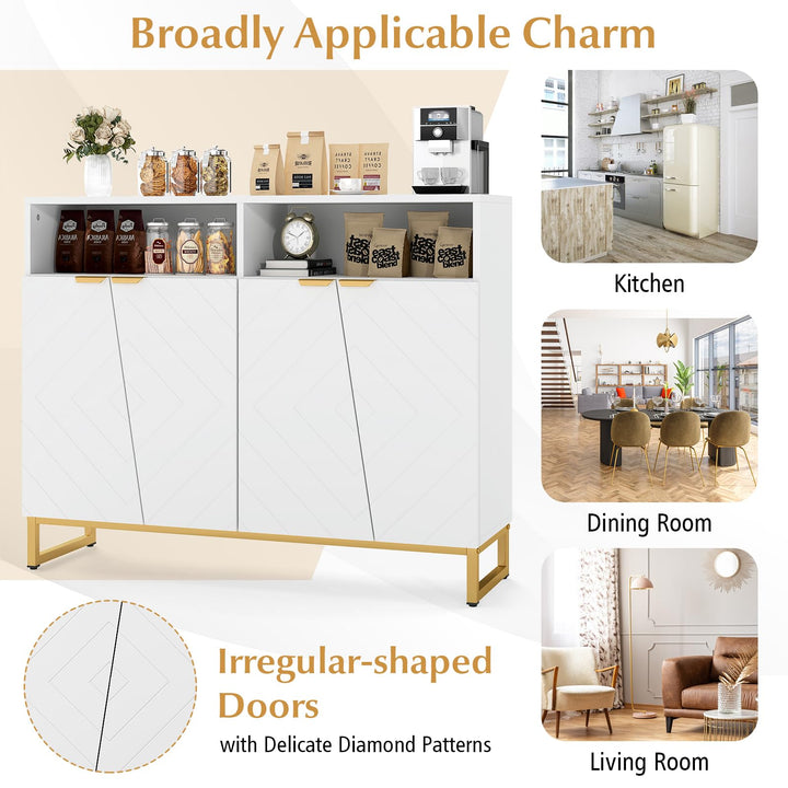 Giantex Buffet Cabinet with Storage 40" Large Kitchen Sideboard
