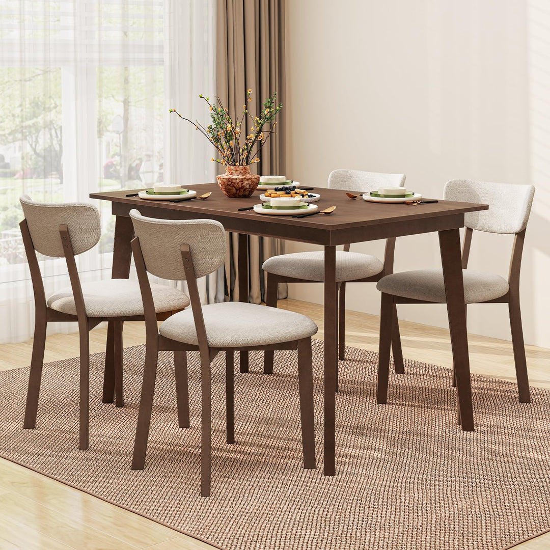 Giantex 48-Inches Rectangular Wooden Dining Table for 4
