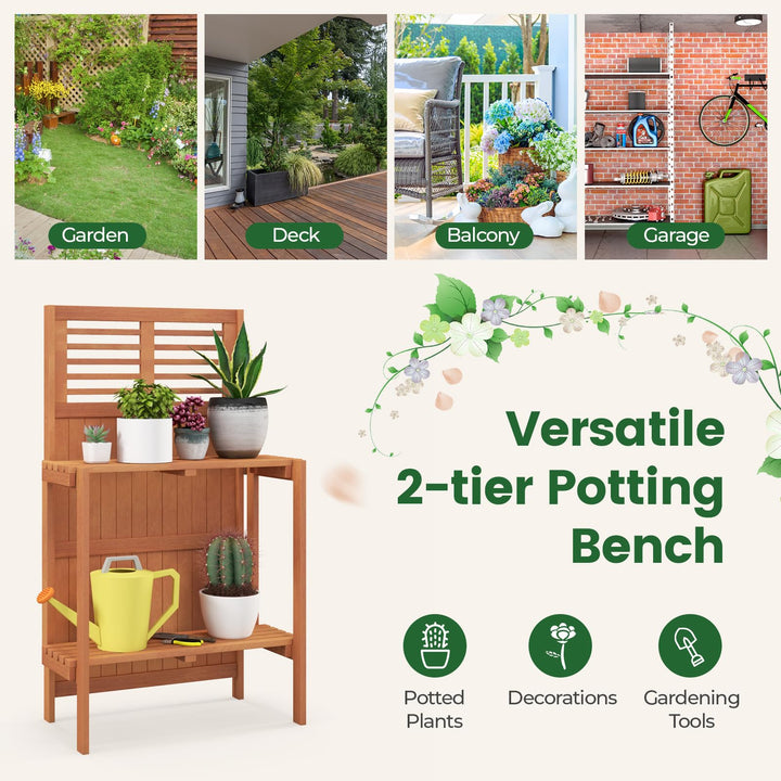 Giantex Folding Potting Bench
