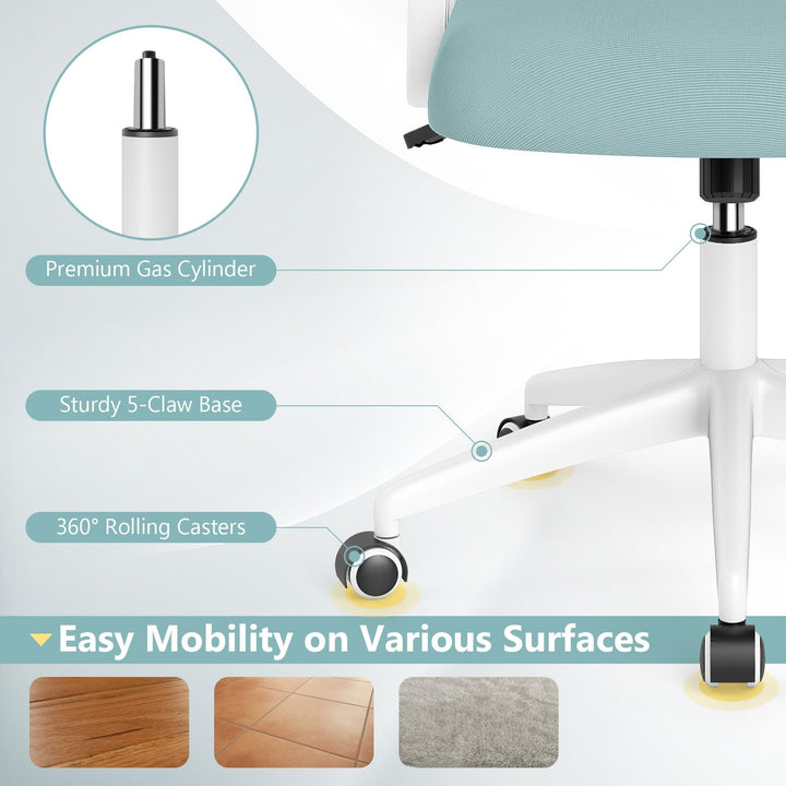 Giantex Ergonomic Desk Chair with Flip-up Arms &amp; Lumbar Support