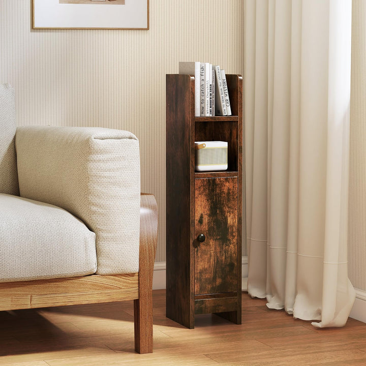 Giantex Slim Bathroom Cabinet with 3 Level Adjustable Shelf &amp; Anti toppling Design