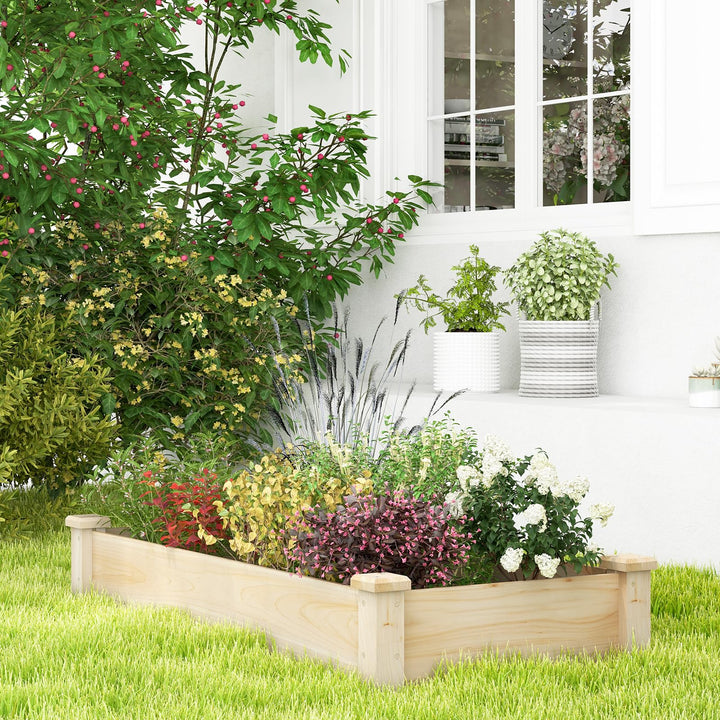 Giantex Wooden Raised Garden Bed