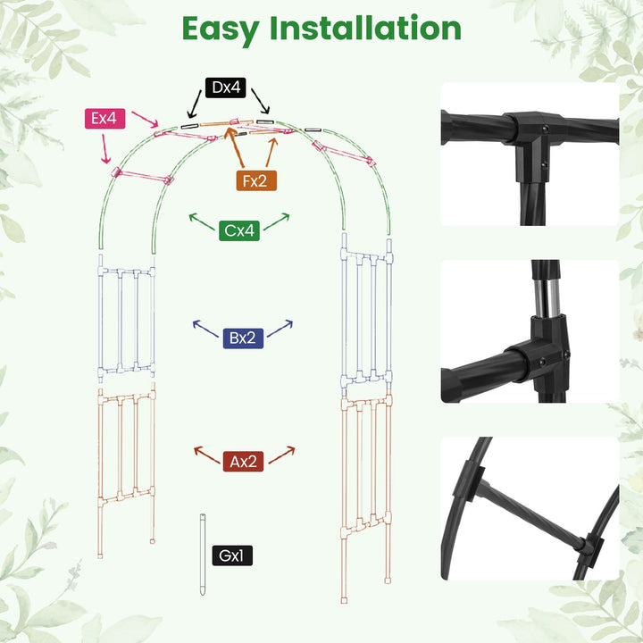 Giantex Garden Arch Trellis, 60&