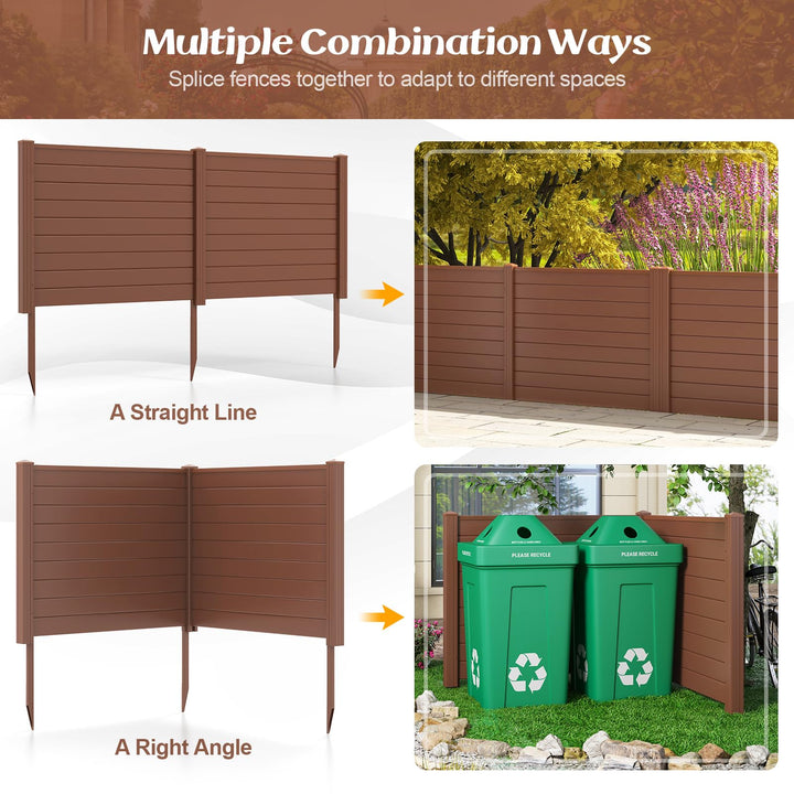 Giantex Air Conditioner Fence 2/4 Panels - 48&