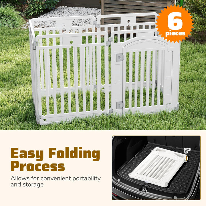 Giantex 6/12 Panel Dog Playpen 32&