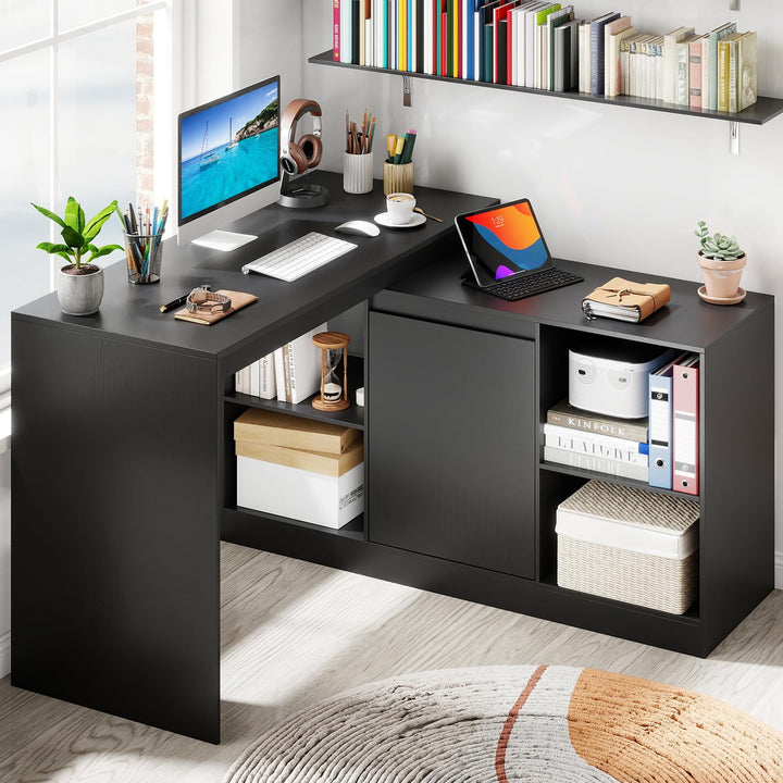 Giantex 48" Reversible L-Shaped Computer Desk