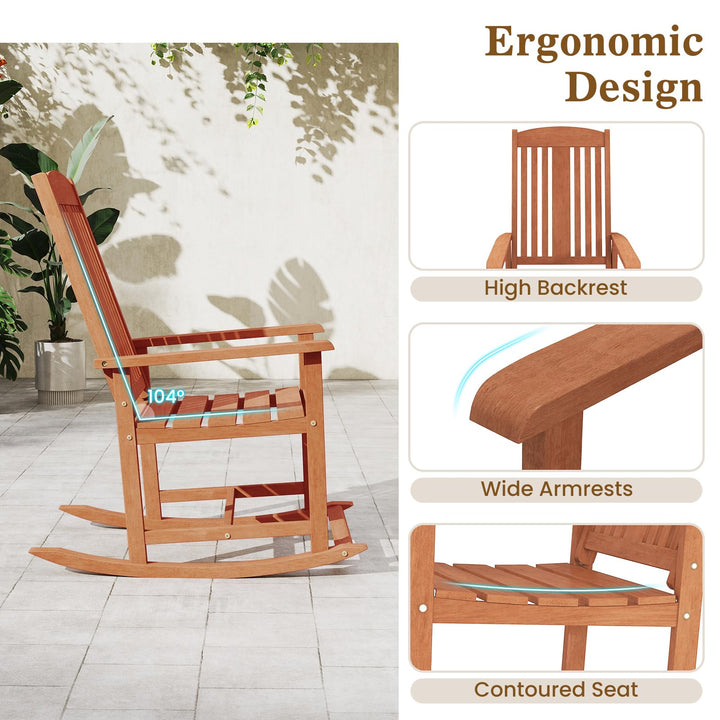 Giantex Outdoor Rocking Chair（23.5"x35.5"x42"）