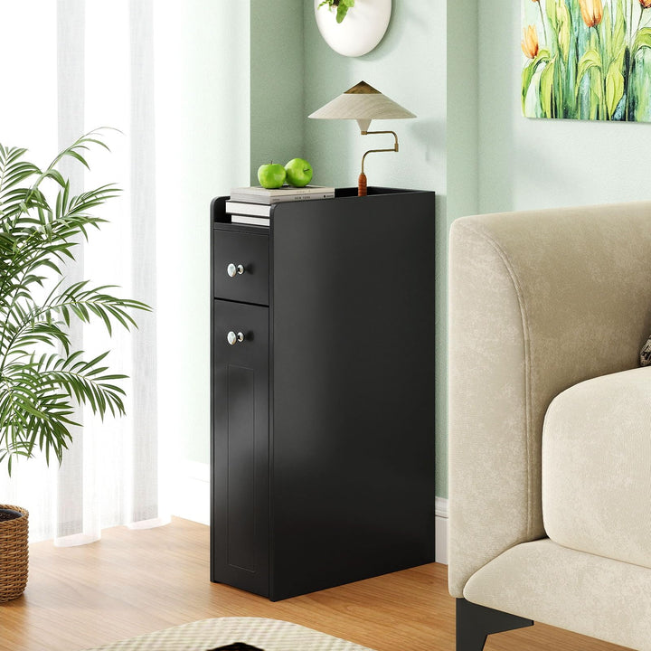 Giantex Slim Bathroom Storage Cabinet for Living Room