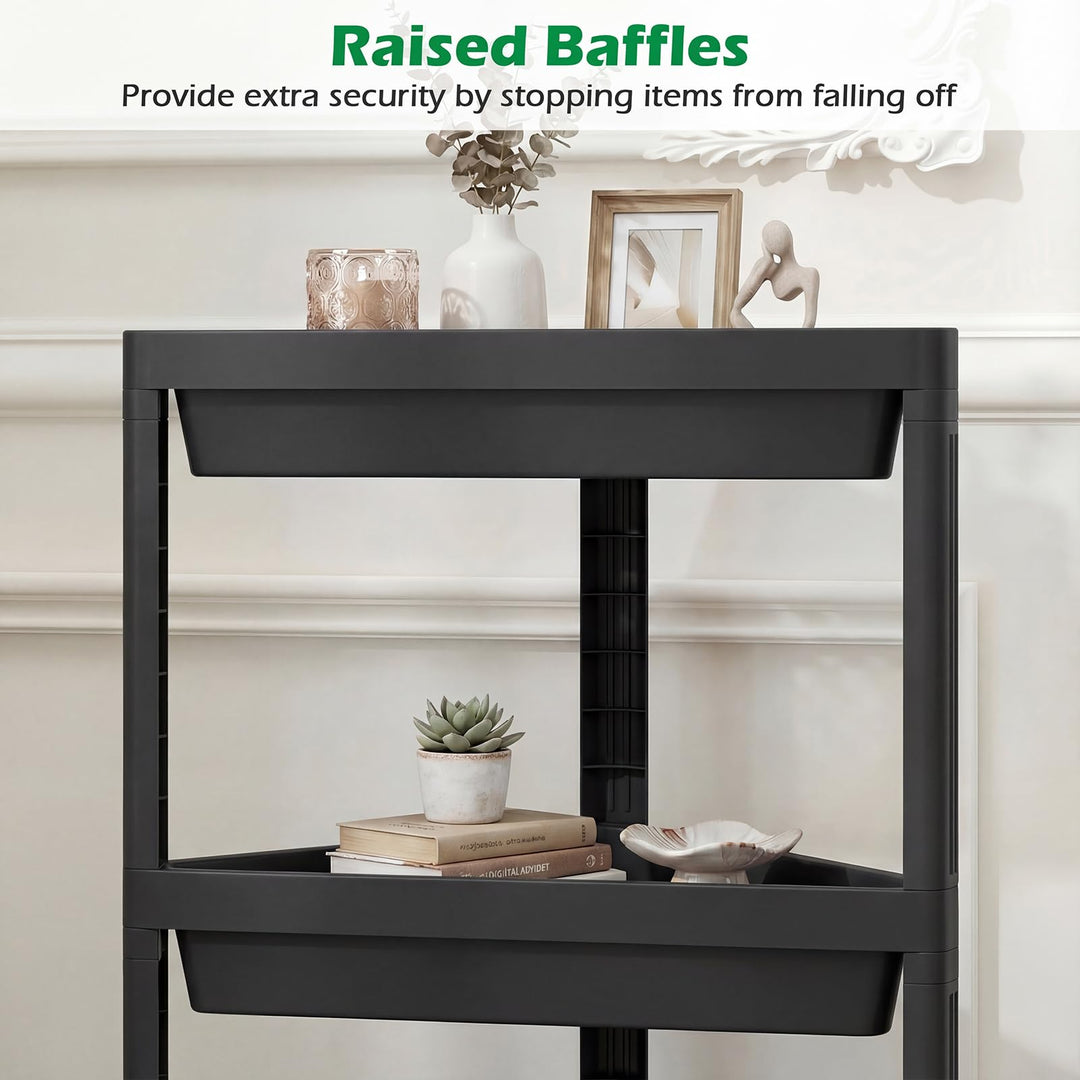 Giantex 3-Tier Corner Shower Caddy 2-Pack with Detachable Design